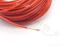 Wire 1x0.14mm² 26AWG multi-stranded flexible core 10 meters red